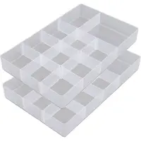 Whitefurze Allstore Organiser voor opslagbox 5,5L en 10L - 2x - 34 x 21 x 4,5 cm - Opbergbox