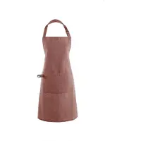 Tiseco - Keukenschort MYRNA - Verstelbaar bij de nek, ruime voorzak, lus aan de zijkant - 74x85 cm - rust