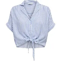 ONLY Blouse 'ONLPaula' donkerblauw / wit