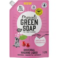 Marcel's Green Soap 2+2 Gratis: Wasmiddel Navul Patchouli & Cranberry 23 Wasbeurten 1 Liter