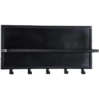 Brix kapstok caro black mangohout / gecoat staal