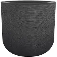 Eda Bloempot EDA Grijs Plastic Rond Ø 40 cm