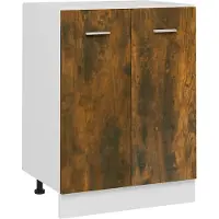 vidaXL Onderkast Lyon 60x46x81,5 cm bewerkt hout gerookt eikenkleurig