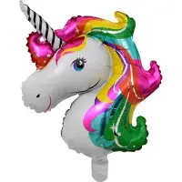 VSE Folieballon eenhoorn Unicorn Rainbow 51 x 32 cm DM-products