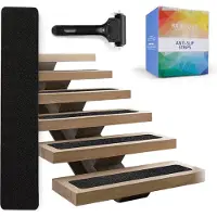 RX Goods 15 Stuks Zelfklevende Anti Slip Strips Met Roller – 60 x 10 cm – Grip Trap Stickers - Zwarte Tape