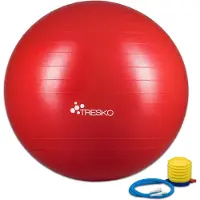 Tresko Yogabal Rood 55 cm, Trainingsbal, Pilates, gymbal