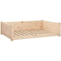 vidaXL Hondenmand 95,5x65,5x28 cm massief grenenhout