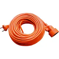 Enzo Verlengsnoer | PVC | oranje | 2x1qmm | 10m - 1167045