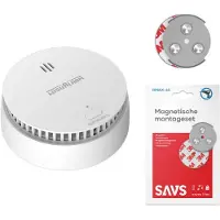 WisuAlarm SA20A Rookmelder + SAVS Montageset