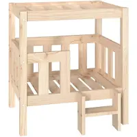 vidaXL Hondenmand 65,5x50,5x70 cm massief grenenhout