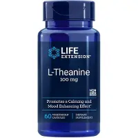 Life Extension , L-Theanine, 60 Vegetarische Capsules