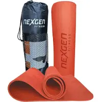 NEXGEN TPE Yogamat l Fitnessmat l Pink Gold l 180 x 61 x 0,8 cm | Incl Draagtas