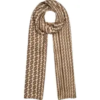 Yehwang - Sjaal met patroon - Beige/Bruin