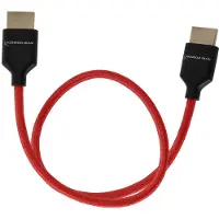 Kondor Blue 8K HDMI 2.1 17" Braided Cable Cardinal Red