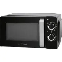 ProfiCook PC-MWG 1208 Werkbladgrill magnetron , roestvrij staal, Magnetron, Zwart