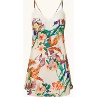 Aubade Sweet Folk slipdress van satijn met kant - Maat 42