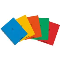 Aurora - MAXI PACK - 10 x Spiraalschrift "Superglacé": Formaat 165x210mm - Geruit (5x5mm) - 120 bladzijden - 80gr schrijfpapier.