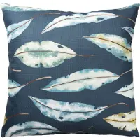 Harlequin in-outdoor sierkussen Kinina Marine/Moss - 45x45 cm