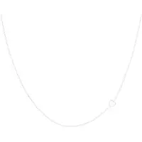 Oozoo Jewellery - Zilverkleurige ketting met een hart - SN-2039