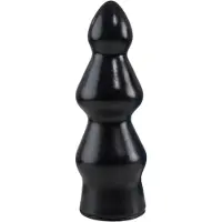 WAD - 2XL Cobra Bal - XXL Anaal Dildo - 35 x 12 cm - Zwart