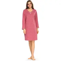 Comtessa Nachthemd 'Dolce Vita Wildrose' - 100cm - Maat 58