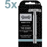 Wilkinson Sword 5x - The Edger - Barber's Style - Classic - Scheersysteem + 5 Scheermesjes - Special Edition