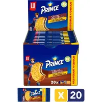 Prince chocolade Quattro MEGAPACK - gevulde koek met melkchocolade - 80g x 20