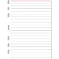 Chronoplan Liniertes Blatt