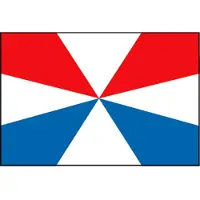 Talamex Dutch Square Pennant Rood,Wit,Blauw 50 x 75 cm