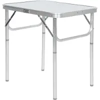 Trespass kampeertafel 60 x 60 x 45 cm aluminium zilver