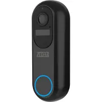 Zedar Video Deurbel - Inclusief Binnenbel & SD-kaart(32GB) Vast stroom of Batterijen - 2K Ultra HD - WiFi - T-ring geluid - Zonder abonnement - Video deurbel met Camera