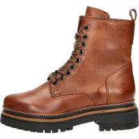 Nelson leren veterboots cognac female | Maat: 38