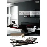 AIO Orthopedische Multi-Zone Bedbodem 90 x 200 cm - Elektrisch Verstelbaar