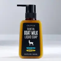 Olivos Handzeep met zeeppompje Geitenmelk - Vloeibare Zeep - Vloeibaar - 450ml - Zeeppomp