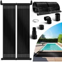 Tillvex Zwembad Zonnecollector Set 73 x 300 cm | Zonneverwarming voor Milieuvriendelijk Verwarmen | Zwembadverwarming Compleet Set | Zonnemas | Zwembad Zwembad Zonnecollector Warm Water
