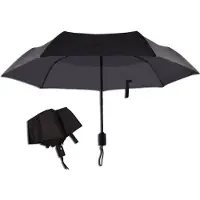 Merkloos 2x Automatische Stormparaplu - Paraplu – Automatisch, Opvouwbaar & Windproof tot 70 - 80 km p/u - Ø 95 cm - 7 panelen -