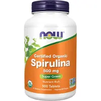 Now Spirulina 500mg - 500 tabl