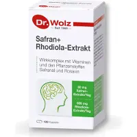Dr. Wolz Saffraan Rhodiola Rosavin Extract |Hoogwaardig Duitse Supplement | Depressie
