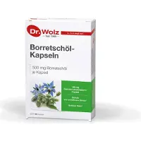 Dr. Wolz supplement voor een mooie huid - Borretscholkapseln - Vegan Borage oliecapsules - Acne - Psoriasis