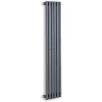 Besoa Delgado 120 x 25 radiator 508W warm water 1/2" 4-10m² grijs