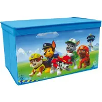 Fun House 712540 pat'patrouille coffre à jouets pliable polyester bleu 55,5 x 34,5 x 34 cm