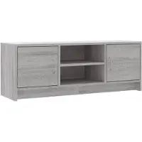 Super Merchant Tv-meubel 102x30x37,5 cm bewerkt hout grijs sonoma eikenkleurig