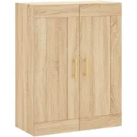 vidaXL Wandkast 69,5x34x90 cm bewerkt hout sonoma eikenkleurig