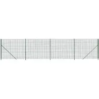 vidaXL Gaashek met grondanker, groen, 1,6 x 10 meter