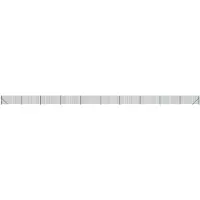 vidaXL Draadgaashek met flens 0,8x25 m groen