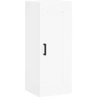vidaXL Wandkast 34,5x34x90 cm bewerkt hout wit