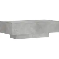 vidaXL Salontafel 100x49,5x31 cm bewerkt hout betongrijs