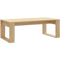 vidaXL Salontafel 102x50x35 cm bewerkt hout sonoma eikenkleurig