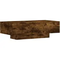 vidaXL Salontafel 100x49,5x31 cm bewerkt hout gerookt eikenkleurig