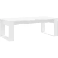 vidaXL Salontafel 102x50x35 cm bewerkt hout wit